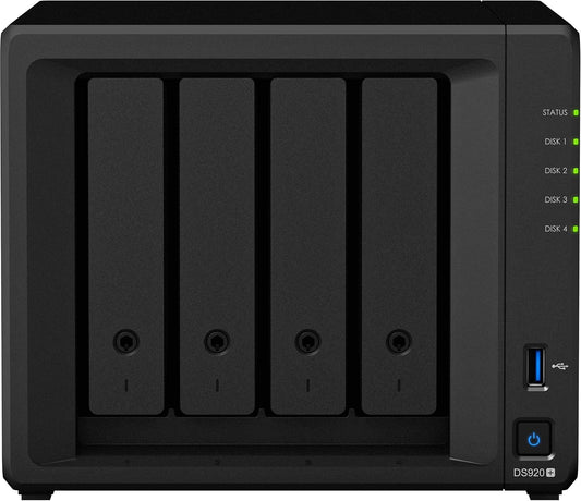 Synology ASIHLAMZ321 DS920+ NAS 16TB HDD Bundle