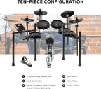 Alesis 9905a0f5 Nitro Mesh Kit Electronic Drum Set