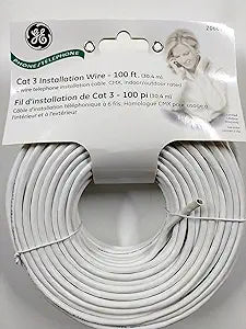 GE CAT 3 Installation Wire 100 FT