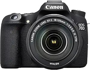 Canon EOS 70D Digital SLR 18-135mm STM Lens — main product image