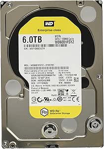 Western Digital WD6001FSYZ 6TB Enterprise HDD — main product image