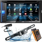 JVC KWV25BT+XV95BK+Magnet Bluetooth Car Stereo Backup Camera