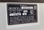 Sony DVP-NC615/B - 5-Disc DVD Changer - MP3 Playback