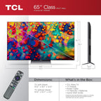 TCL 65R648 65-inch 8K Mini-LED QLED Roku Smart TV