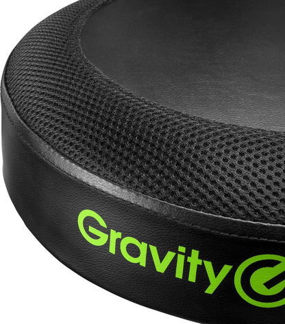Gravity GFDSEAT1 Round Musicians Stool - Black