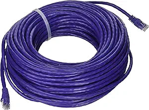 Monoprice 102169 100ft Purple Cat5e Ethernet Patch Cable — main product image
