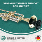 K&M 15210-023-55 Compact Trumpet In-Bell Stand Black