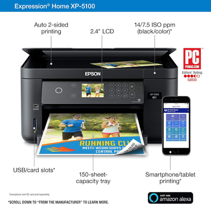 Epson XP-5100 Wireless Color Photo Printer