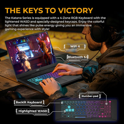MSI Katana 17 Gaming Laptop i7-13620H RTX 4060