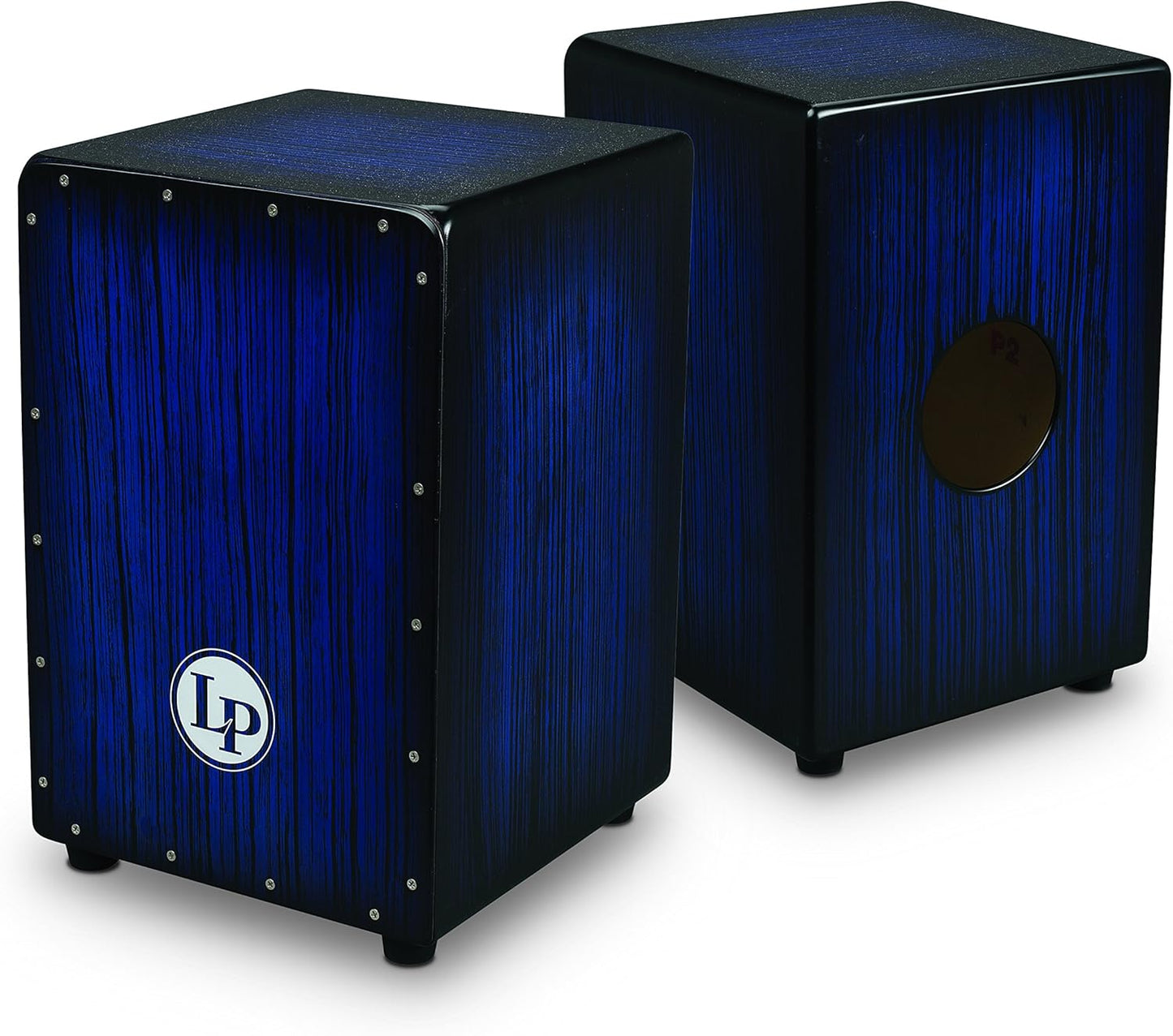 Latin Percussion LPA1332-BBS Aspire Accents Wire Cajon Blue Burst