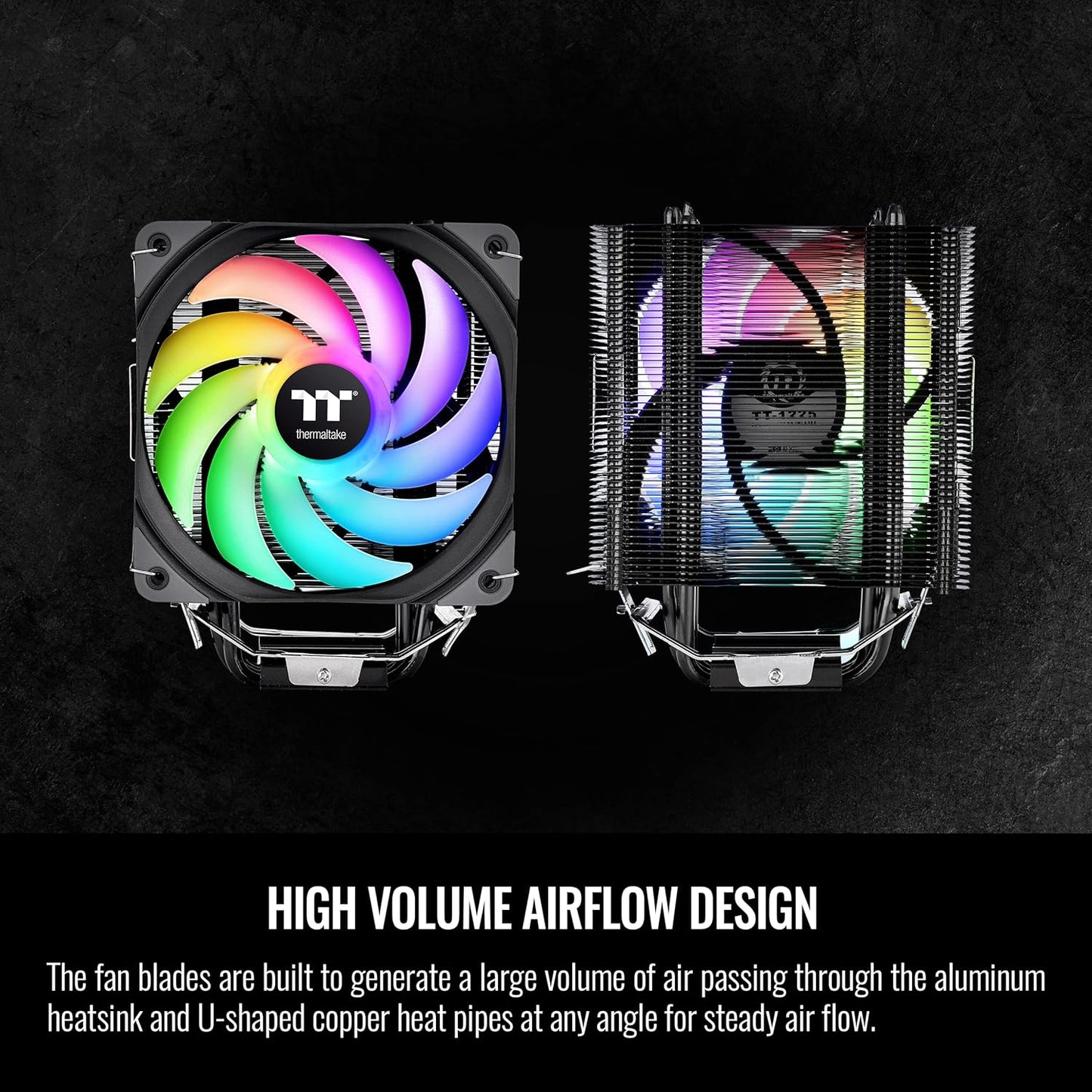 Thermaltake CL-P105-AL12SW-A UX200 ARGB CPU Cooler