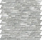 MSI AMZ-MD-00177-SAM Silver Canvas Glass Tile Sample