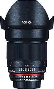 Rokinon 24mm F/1.4 Pentax Wide Angle Lens