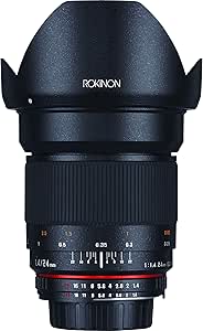 Rokinon RK24M-C 24mm f/1.4 Wide Angle Lens Canon