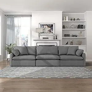 Lexicon 194840170792 Laredo Gray Living Room Sofa