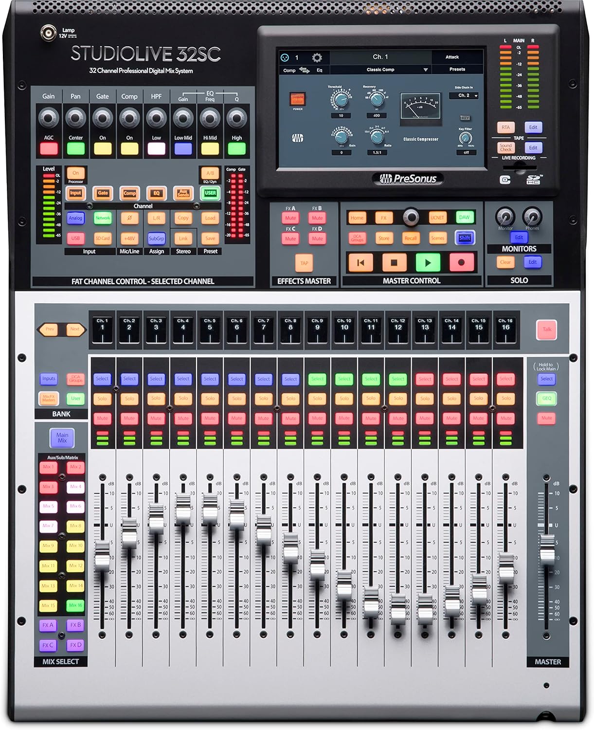 PreSonus STUDIOLIVE 32SC 32-Channel Digital Mixer AVB