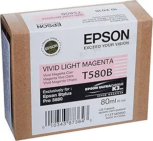 Epson T580B00 UltraChrome Vivid Light Magenta Ink