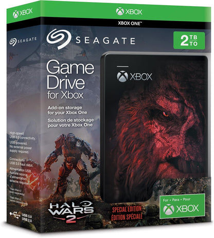 Seagate STEA2000410 2TB Game Drive Xbox Halo Wars 2 Edition