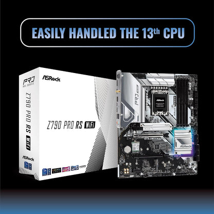 ASRock 90-MXBL50-A0UAYZ Z790 Pro RS WiFi Motherboard