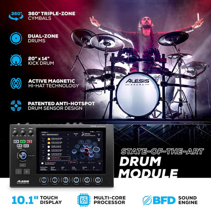 Alesis Strata Prime Electric Drum Set - Touch Screen 215,000 Samples