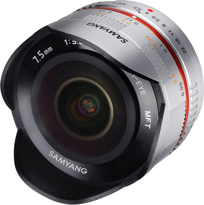 Samyang SY75MFTS-PO 7.5mm f/3.5 Fisheye Lens Micro Four Thirds
