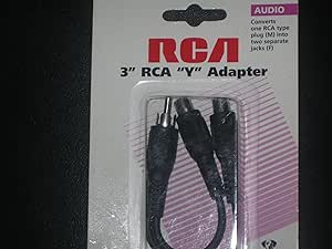 RCA AH25 Y-Adaptor Cable - Audio Splitter