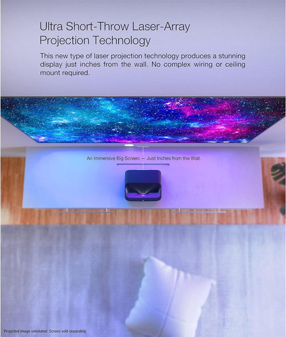 Epson LS300 EpiqVision Ultra Short Throw Laser Projector (Renewed)