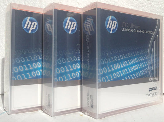 HP C7978A LTO Ultrium Cleaning Cartridge - 3 Pack