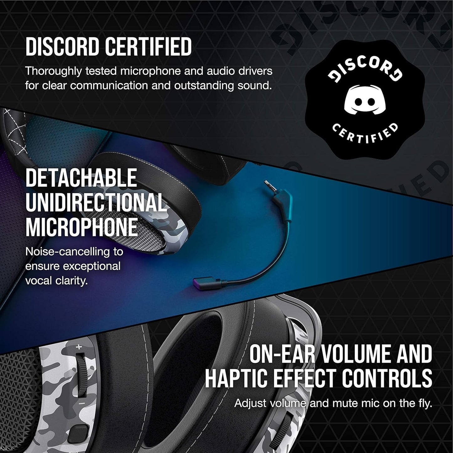 Corsair CA-9011225-NA HS60 Haptic Gaming Headset