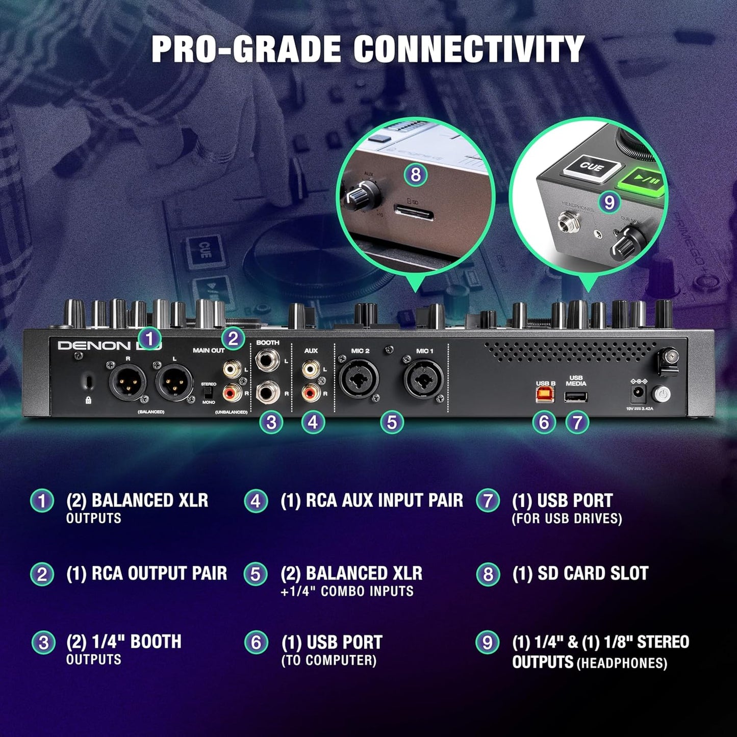 Denon DJ Prime Go+ Portable DJ Controller Stem Separation