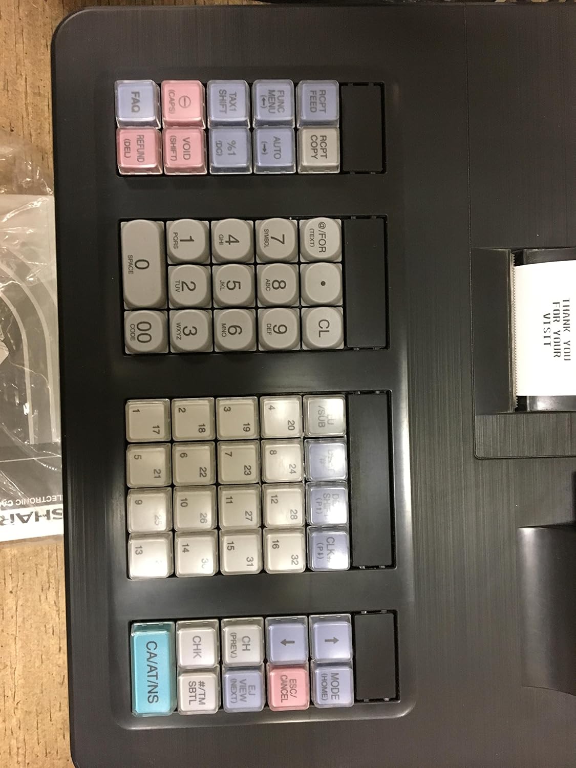 Sharp XE-A23S Electronic Cash Register