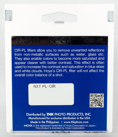 Hoya NXT PL-CIR 62MM Circular Polarizing Filter