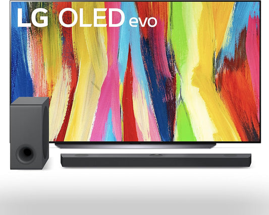 LG OLED83C2PUA 83" 4K OLED TV & S90QY Soundbar Bundle