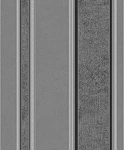 Crown M0917 Coloroll Mallory Stripe Wallpaper Black