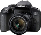 Canon EOS 800D Rebel T7i Kit - 18-55mm Lens Bundle (Renewed)