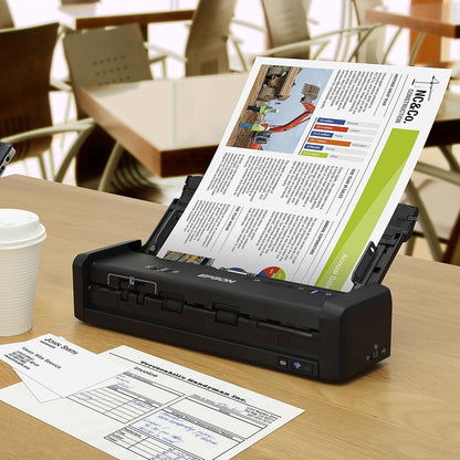 Epson ES-300W Wireless Portable Document Scanner ADF