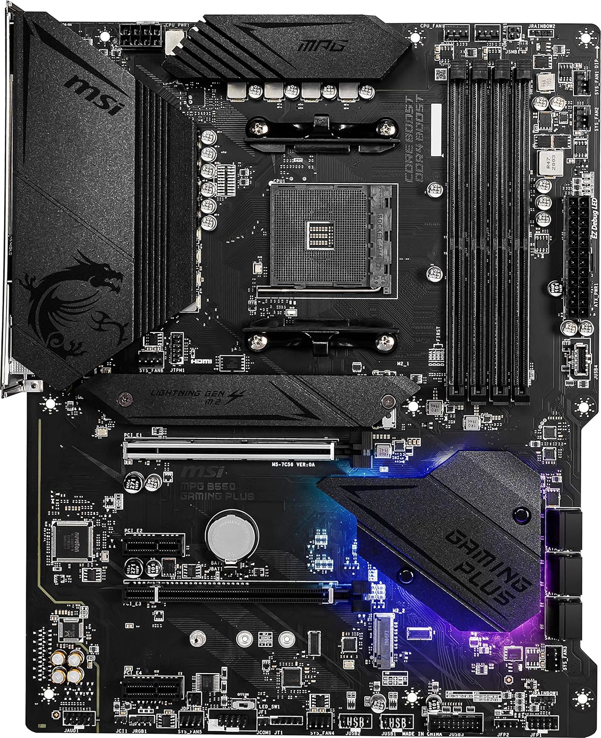 MSI MPG B550 Gaming Plus - AMD AM4 ATX Motherboard