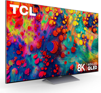 TCL 65R648 65-inch 8K Mini-LED QLED Roku Smart TV
