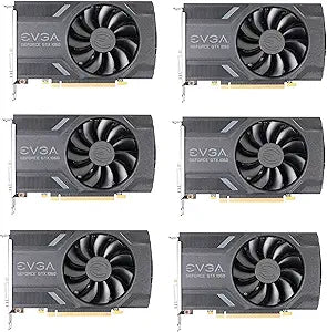 EVGA 06G-P4-6161-KR GeForce GTX 1060 6GB Graphics Card (6-Pack)