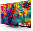 TCL 75R648 75-inch 6-Series 8K Mini-LED QLED Roku TV