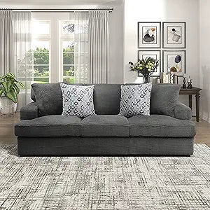 Lexicon 194840166177 Demi Gray Living Room Sofa