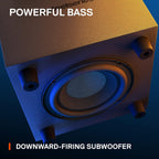 SteelSeries Arena 7 Illuminated 2.1 Gaming Speakers (Renewed)
