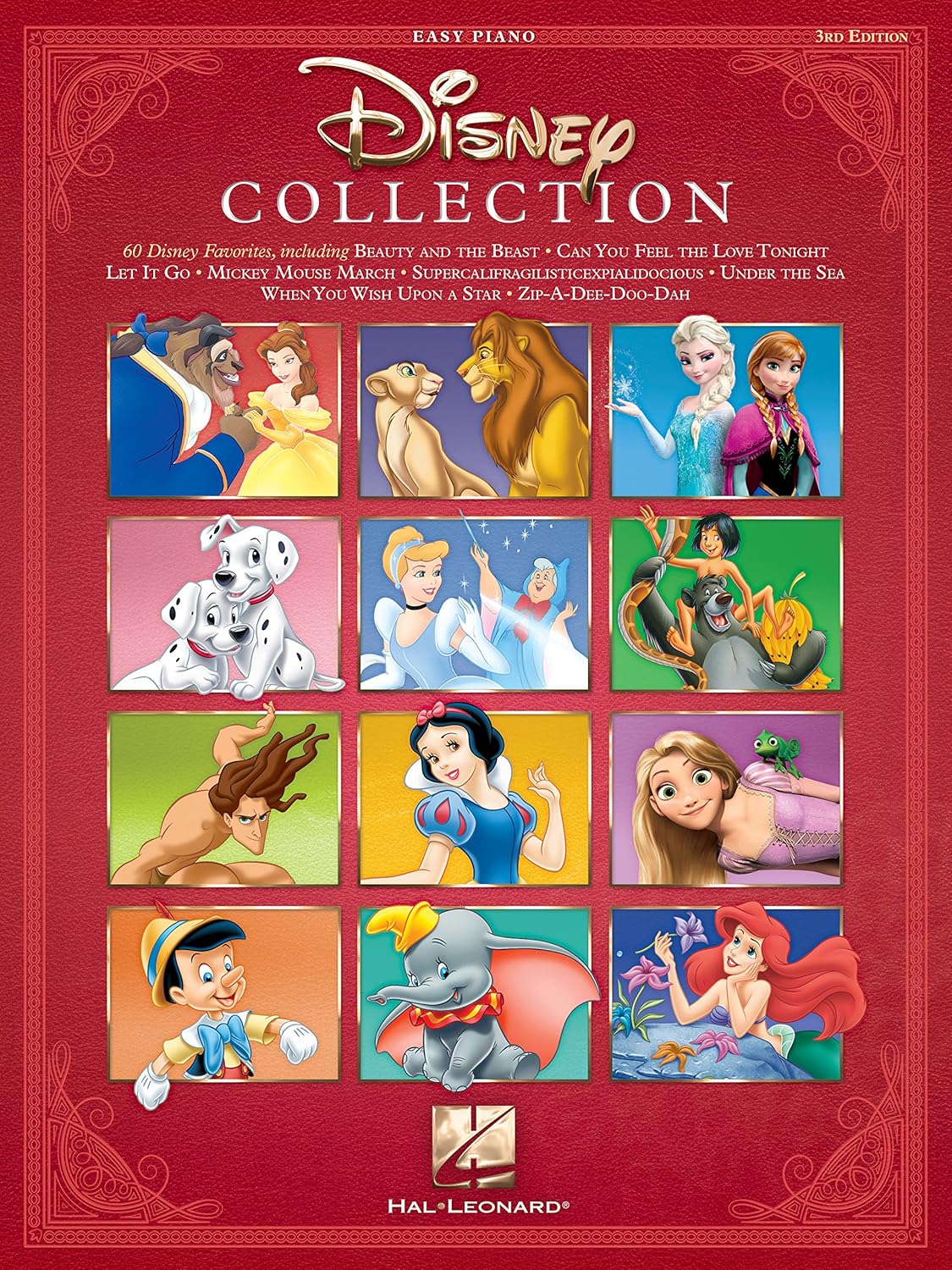 Hal Leonard Disney Collection Easy Piano Songbook