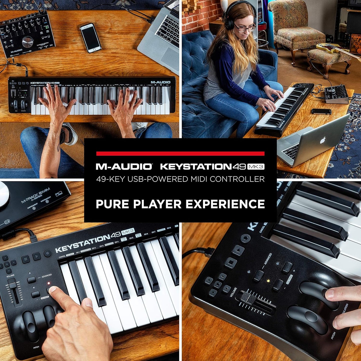 M-Audio Keystation 49 MK3 MIDI Keyboard Controller