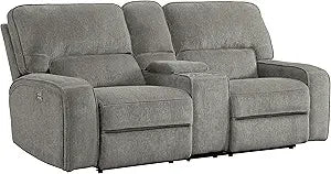 Lexicon 194840123897 Double Reclining Loveseat Mocha