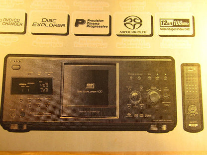 Sony DVPCX985V 400-Disc DVD / SACD Player
