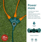 Philips 030878705417 EZGrip 25 ft Outdoor Extension Cord