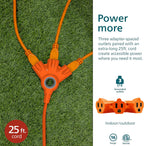 Philips SPC3253ZO EZGrip Outdoor Extension Cord 25ft