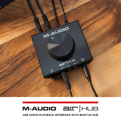 M-Audio AIR Hub USB Audio Interface with 3-Port Hub & Software