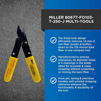 Miller 80677-FO103-T-250-J Three-Hole Fiber Optic Stripper